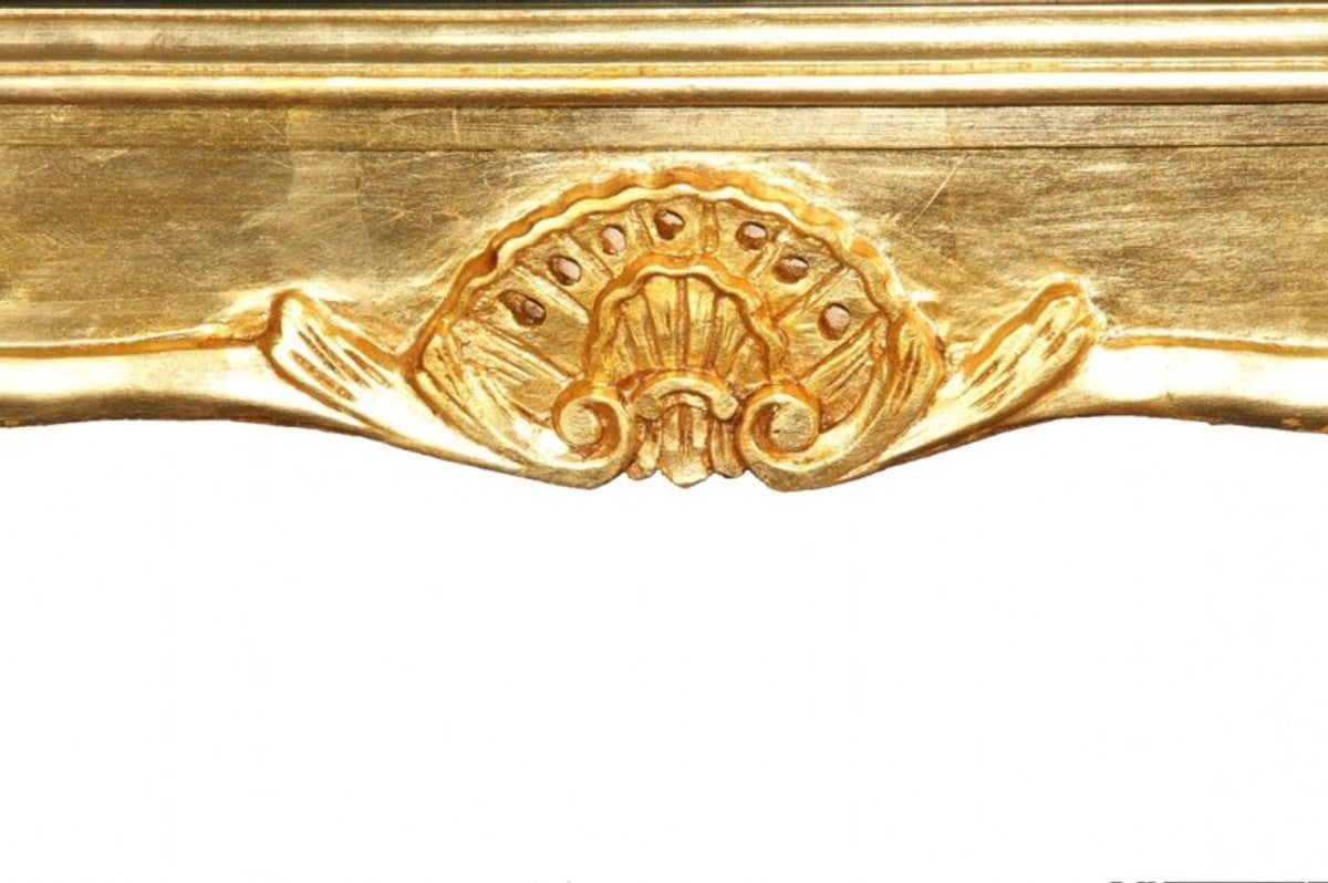 Barock Couchtisch Gold 120 x 80 cm - Wohnzimmer Salon Tisch Möbel