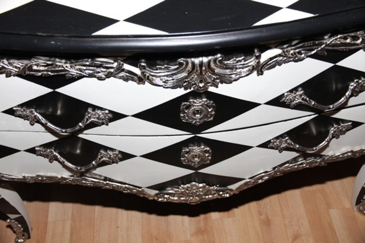 Barock Kommode Karo Design - Handgefertigte Barock Möbel