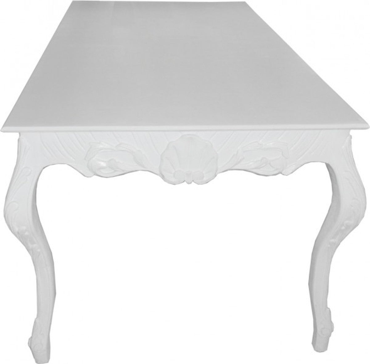 Barock Esstisch Weiss Shabby Chic Style L205 x B104 x H82 cm
