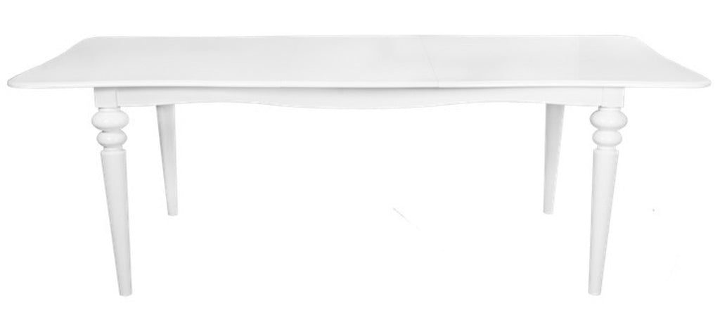 Barock Esstisch Weiss ausziehbar 180 - 230 cm - Tisch