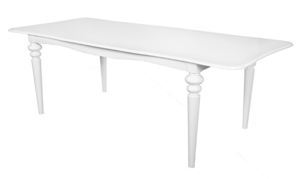 Barock Esstisch Weiss ausziehbar 180 - 230 cm - Tisch