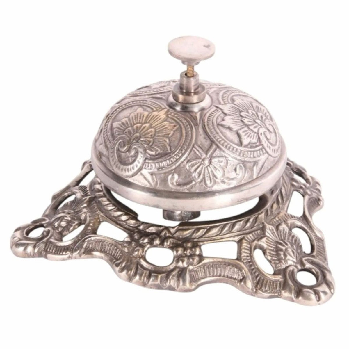 Barock Tischglocke Silber 13 cm - Hotel & Gastronomie Accessoires