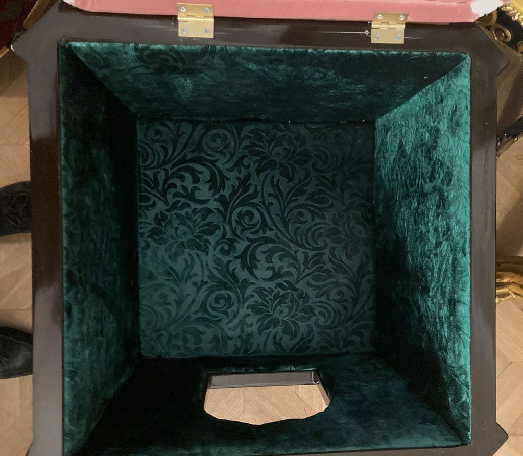 Barock Katzenhaus Rosa / Dunkelbraun - Prunkvoller Katzen Tempel im Barockstil - Handgefertigtes Barockstil Katzenbett - Barock Katzen Möbel - Barock Tiermöbel