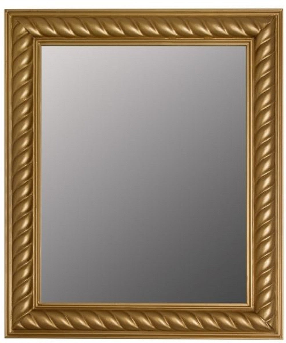 Barock Spiegel / Wandspiegel Antik Gold 52 x H. 62 cm - Barockmöbel