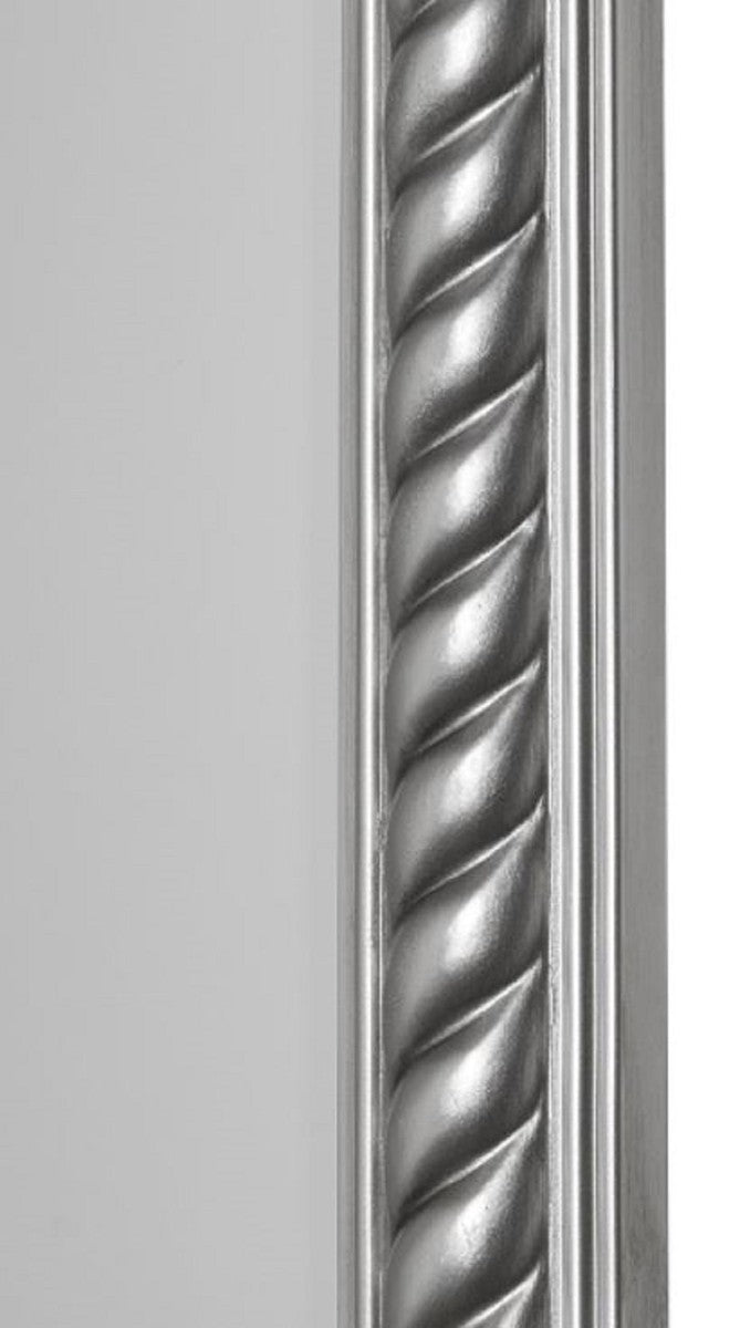 Barock Spiegel / Wandspiegel Antik Silber 52 x H. 62 cm - Barockmöbel