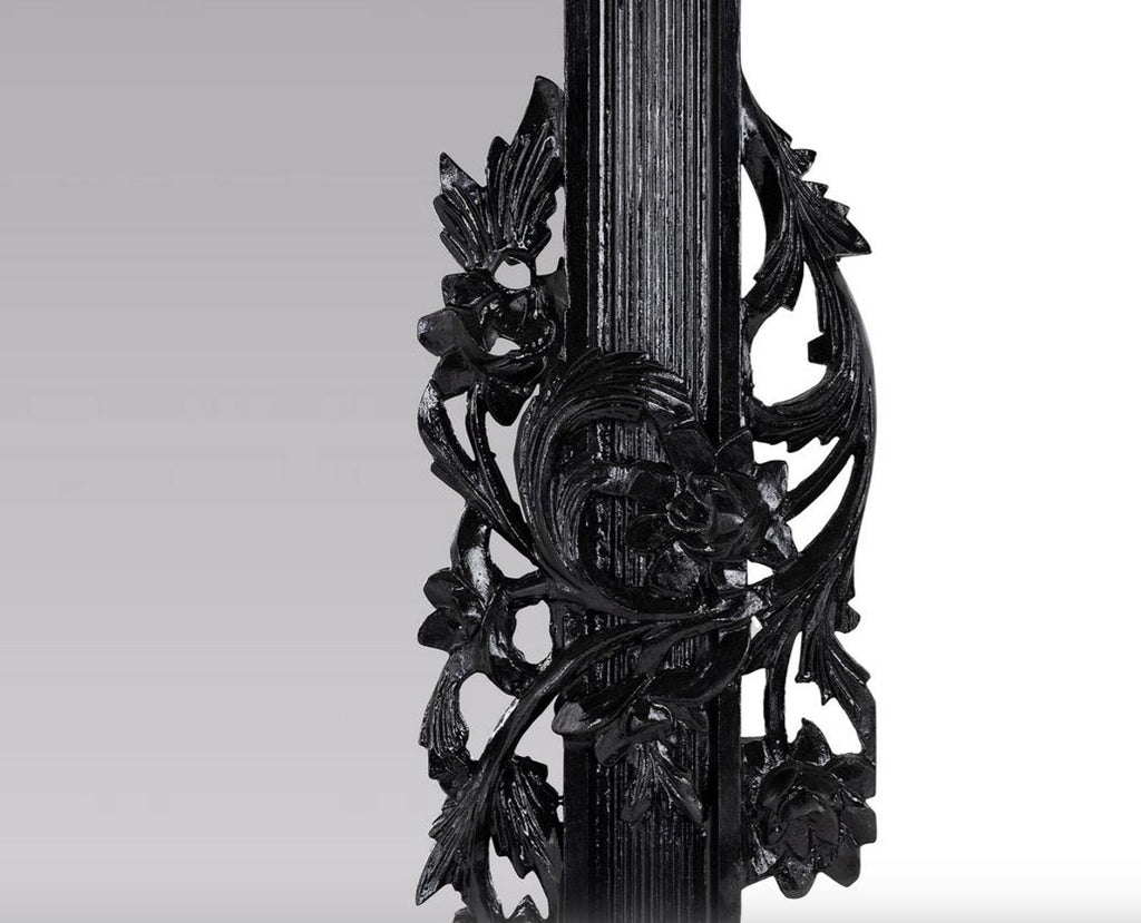 Barock Spiegel / Wandspiegel Schwarz 122 x H. 224 cm - Barockstil Möbel