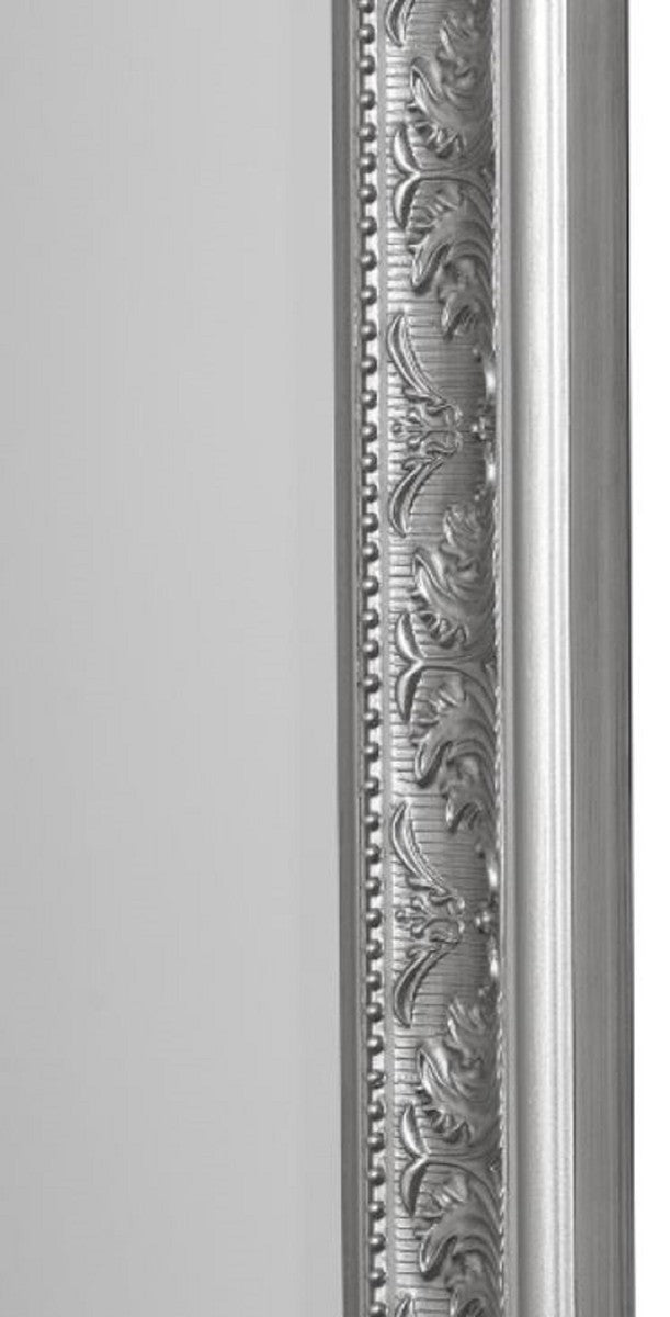 Barock Spiegel / Wandspiegel Silber 62 x H. 82 cm - Möbel im Barockstil