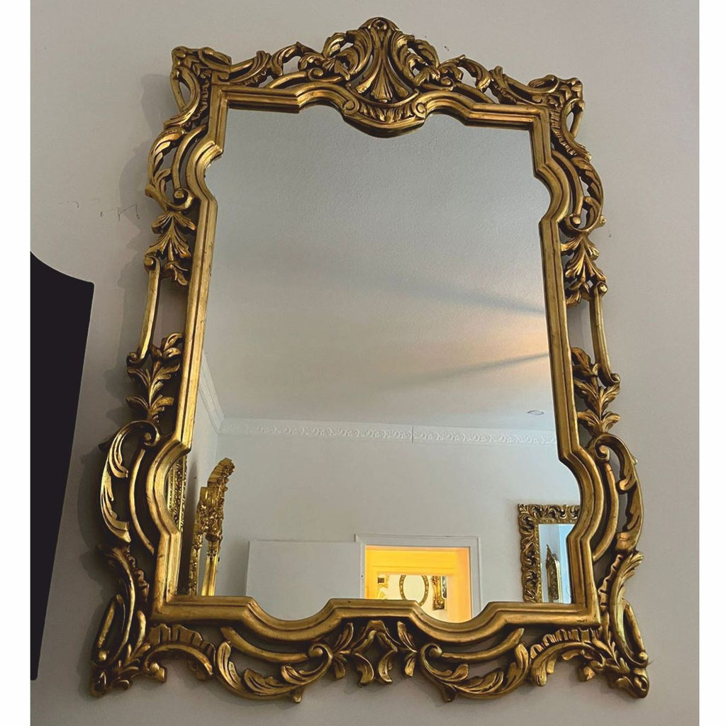 Barock Spiegel Antik Gold H. 110 cm - Barockstil Interior