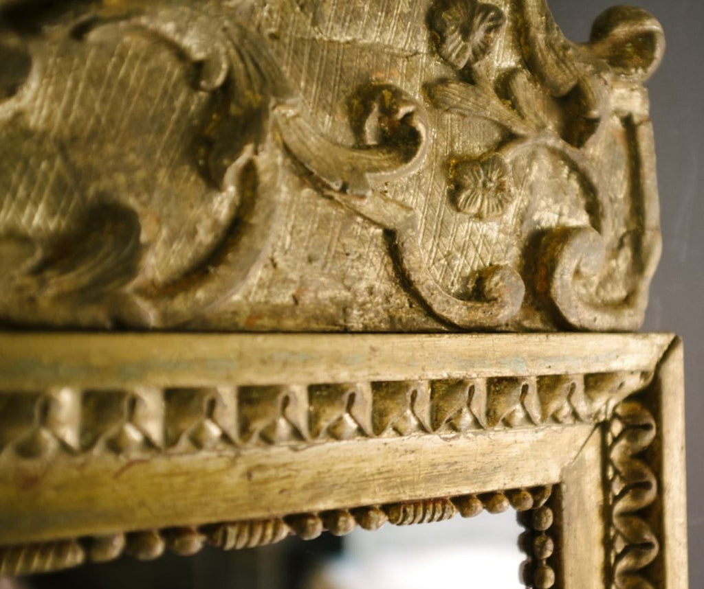 Barock Spiegel Gold 58 x H. 180 cm - Prunkvoller Wandspiegel mit wunderschönen Verzierungen