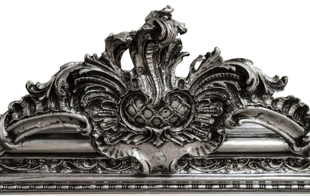 Barock Spiegel Silber Antik Stil 90 x H. 160 cm - Wandspiegel Möbel
