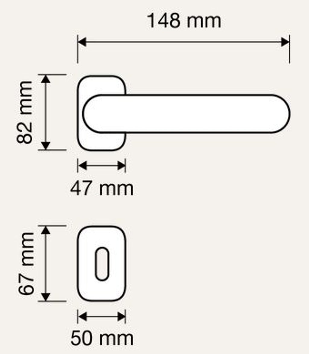 Barock Türklinken Set Messing Patiniert 14,8 x H. 8,2 cm - Barockstil Möbel