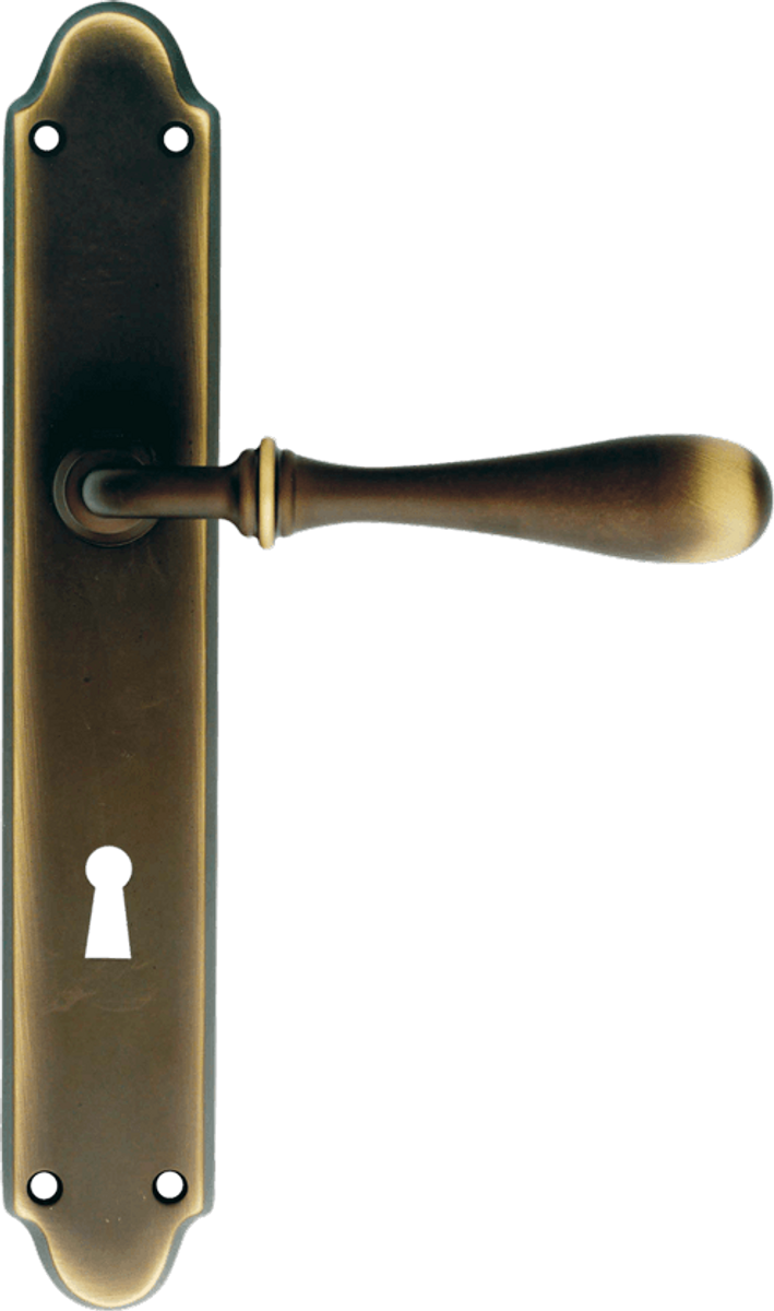 Barock Türgriff Set Französischer Antik Stil - Messing Türklinken - Made in Italy