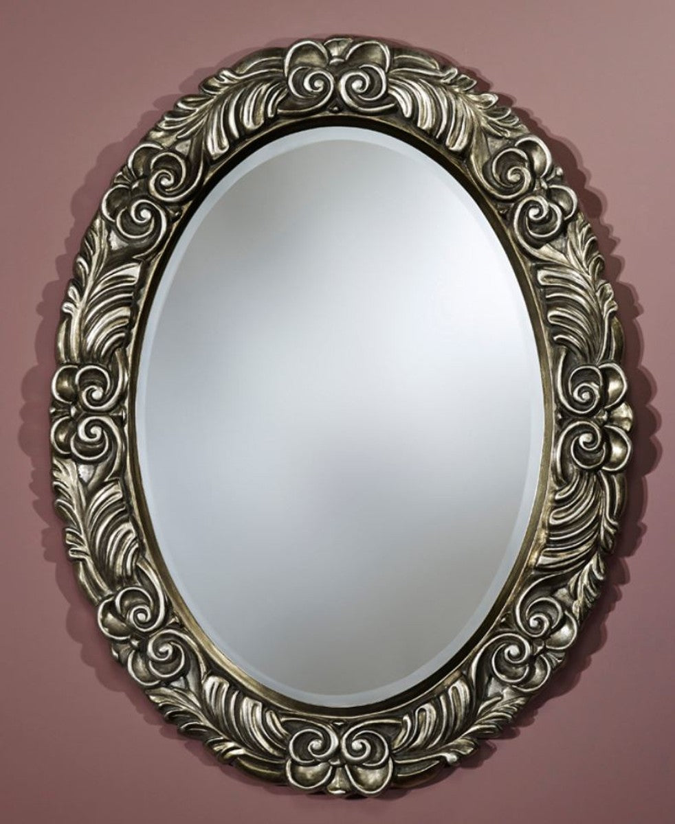 Barock Spiegel Silber 69 x H. 88 cm - Möbel im Barockstil